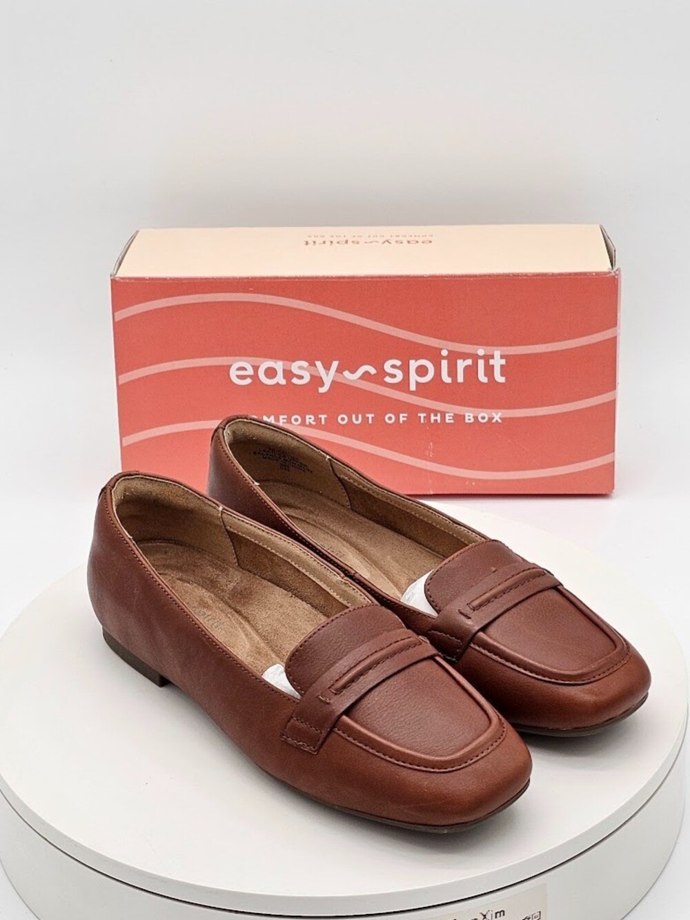 Easy Spirit Nadira Medium Brown Loafers Women’s Size 10